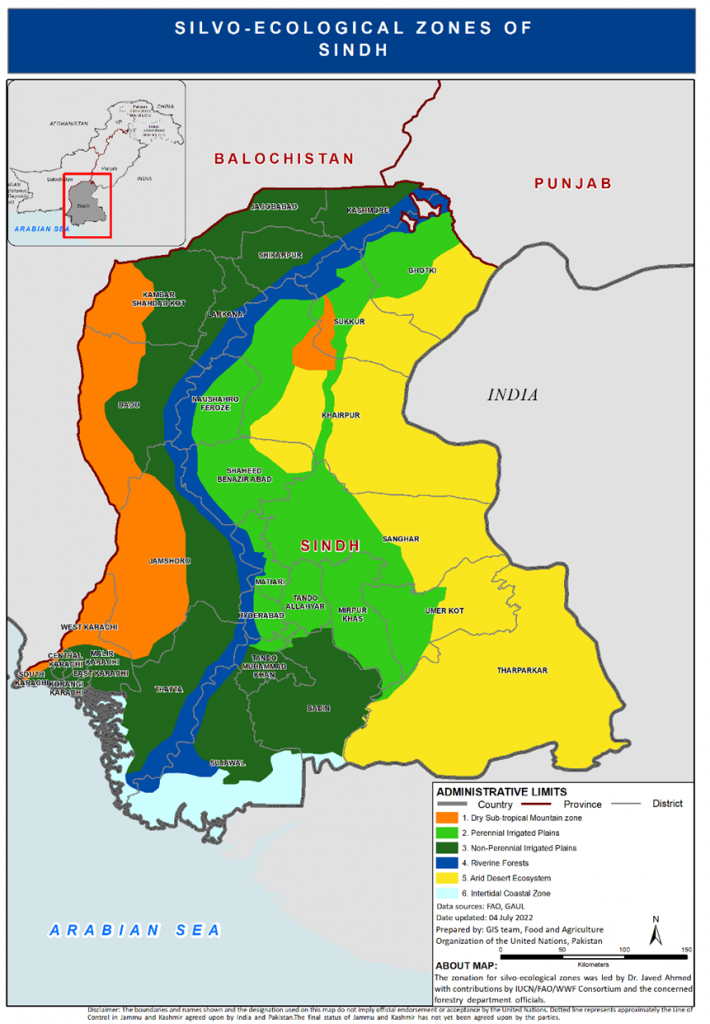 Suitable Species for Different Silvo-Ecological Zones in Sindh 